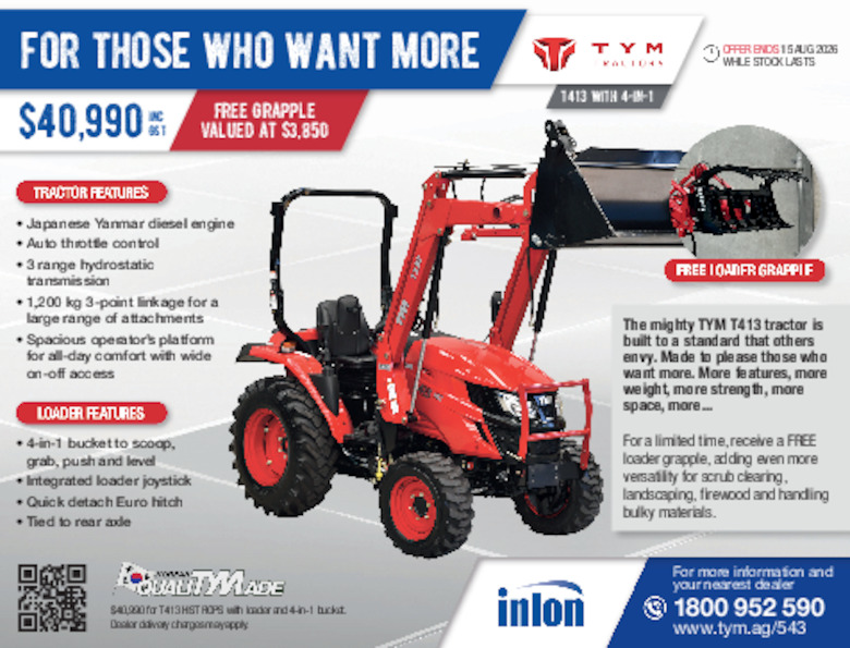 TYM T413 HST ROPS oe 15.08